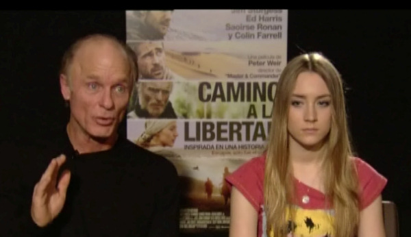Ed Harris y Colin Farrell en España