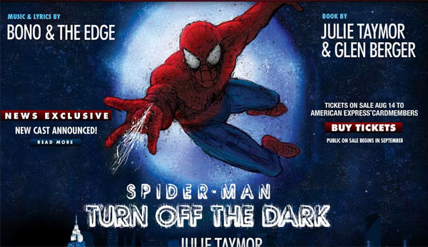 Los bastidores del musical 'Spider-man'