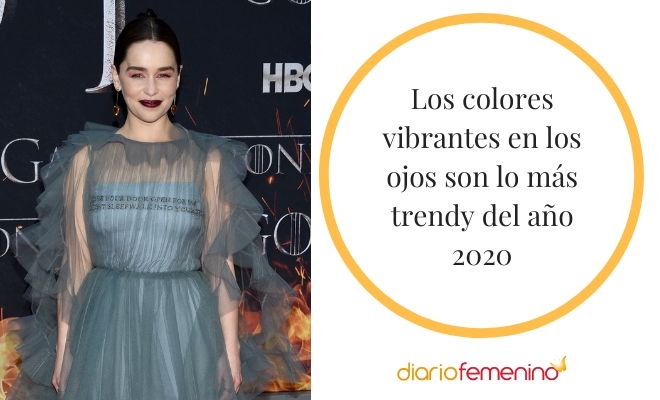 Los colores de las sombras de ojos vibrantes son lo más trendy de 2020