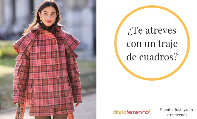 ¿Te atreves con un traje de cuadros?