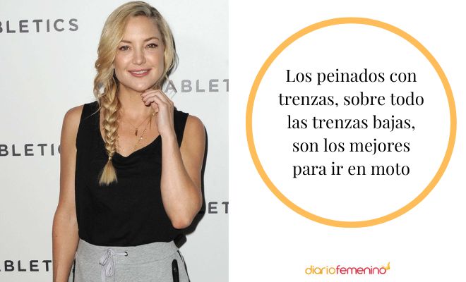 Peinados con trenzas para ir en moto