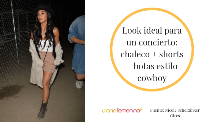 Look cowboy para ir a un festival de música