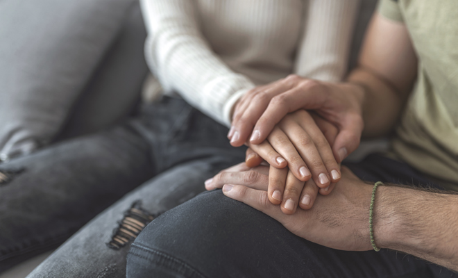 Carta para mostrar tu apoyo y comprensión a tu pareja que está triste