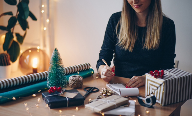 Formas de enviar una frase en Navidad