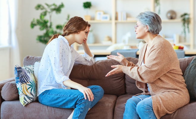 Interpretación de soñar que discutes con tu madre