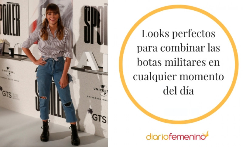 Cómo combinar las botas militares: looks informales a la moda