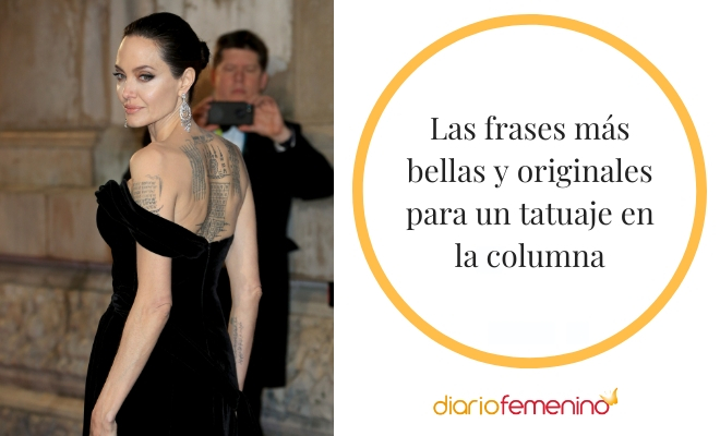 Frases significativas para tatuarse en la columna