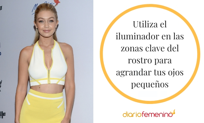 Cómo aplicarte el iluminador si tienes los ojos pequeños