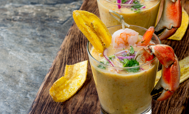 Receta para elaborar leche de tigre peruana