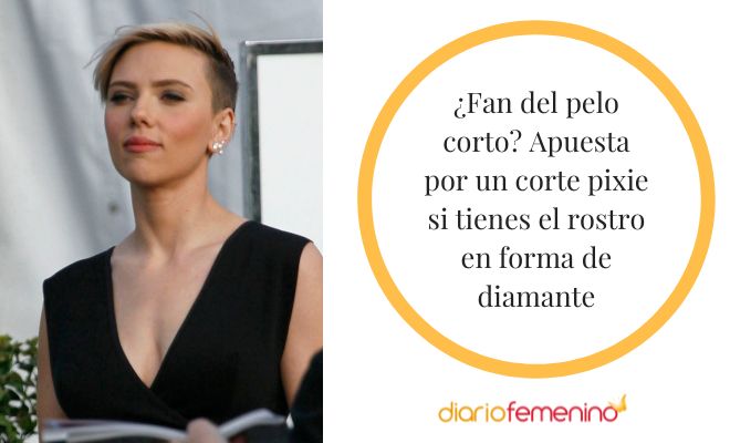 Cortes de pelo corto para rostros con forma de diamante