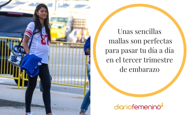 Las mallas, grandes aliadas en el tercer trimestre de embarazo