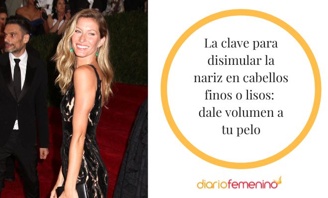 En el volumen está el secreto de disimular una nariz grande