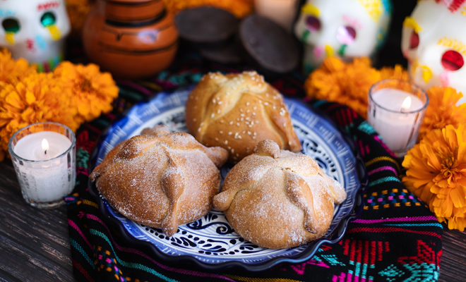 Receta de pan de muerto para el Día de Muertos