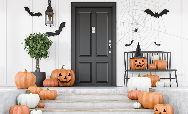 Decoración para puertas en Halloween