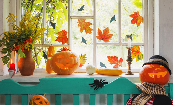 Cómo decorar ventanas en Halloween