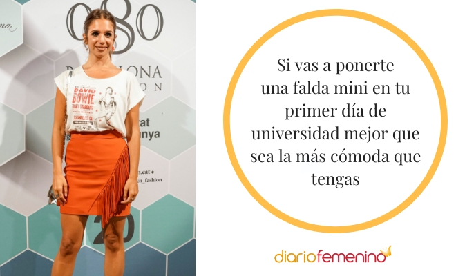 Looks con falda para el primer día de universidad