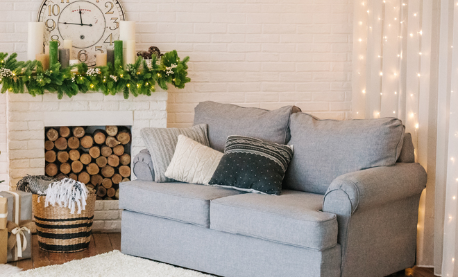 Decoración navideña sin árbol