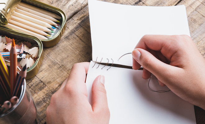 Regalos de Navidad hechos a mano: diario, agenda...