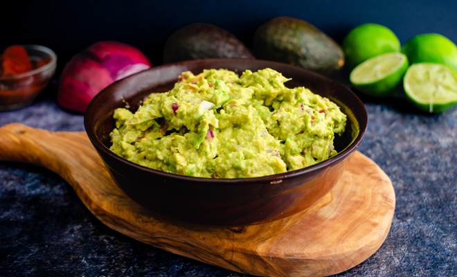 Receta de guacamole sin gluten