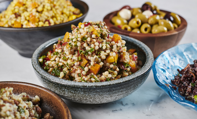 Receta de risotto de quinoa para Navidad