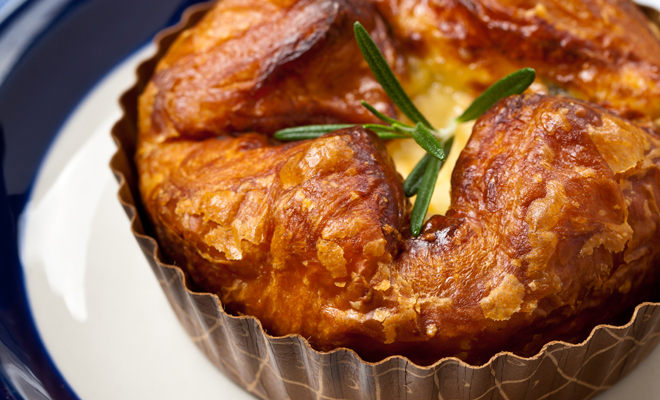 Receta de soufflé de jamón, queso y espinacas para Navidad si eres diabético