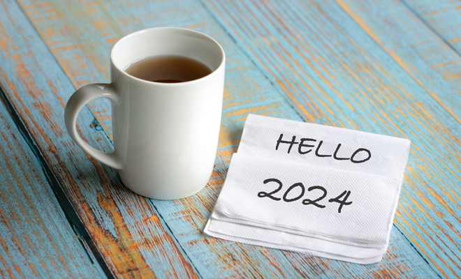 Cartas para dar la bienvenida al año 2024