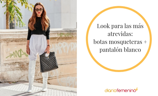 4 formas de combinar el pantalón blanco en invierno