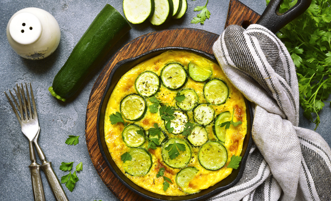 Cómo hacer frittata de calabacín