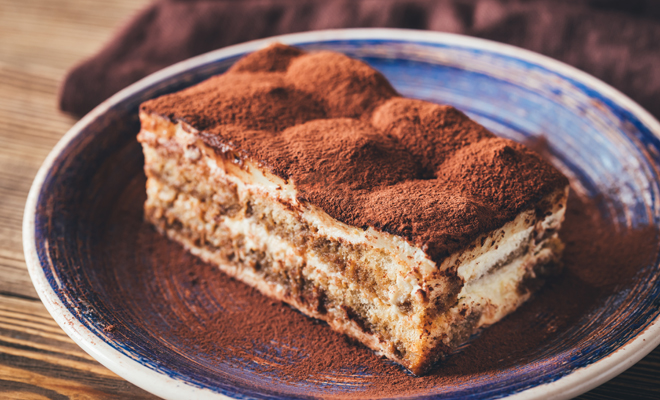 Receta italiana de tiramisú