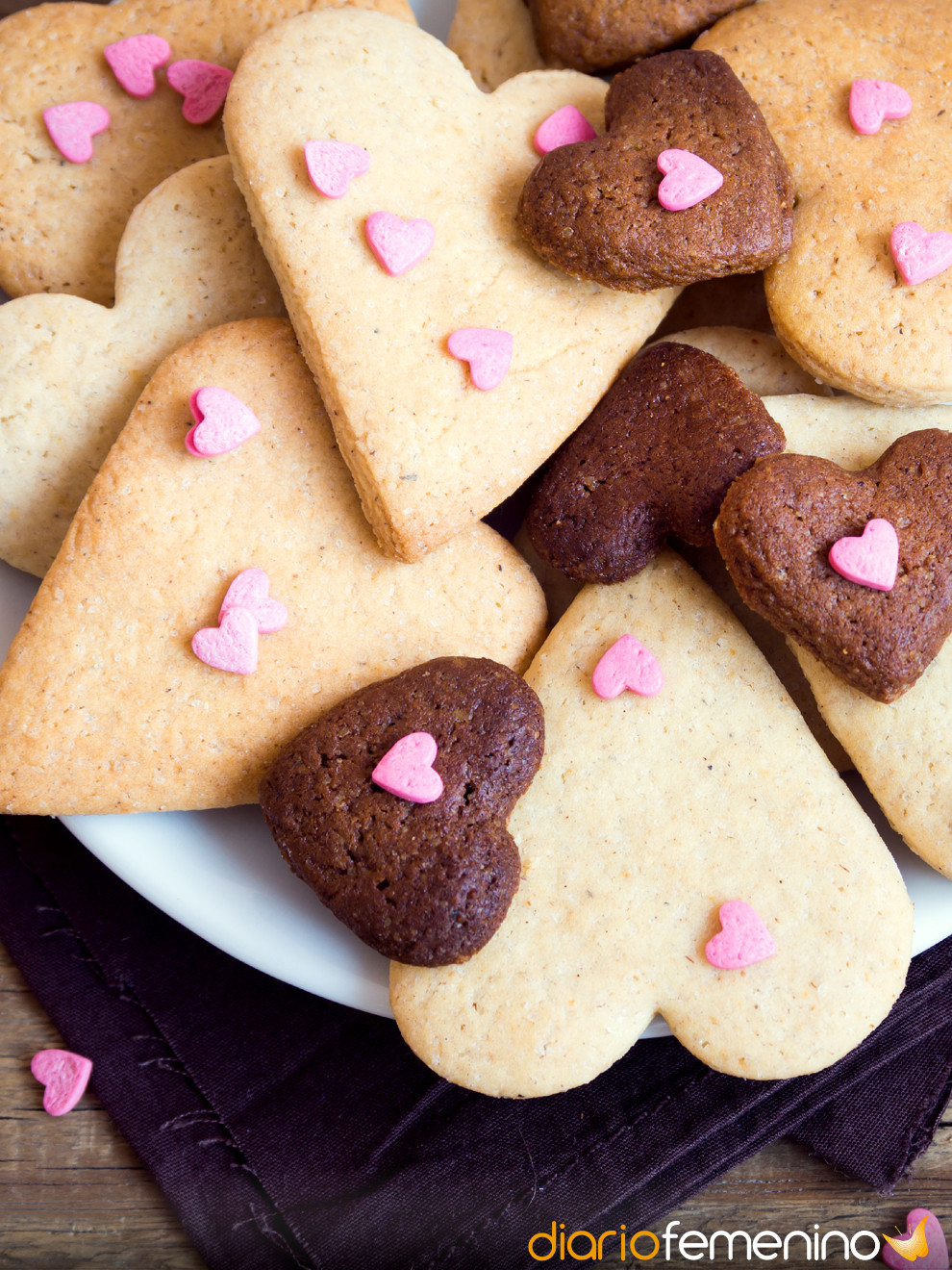 5 recetas de galletas románticas para San Valentín: un te quiero dulce