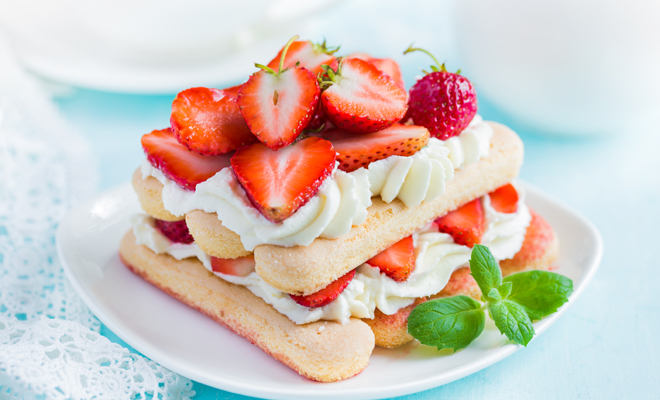 Receta de tiramisú de frutas para el Día de los Enamorados