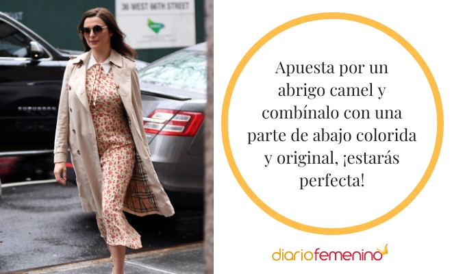 Luce tu abrigo camel preferido con prendas coloridas y estarás estupenda