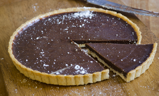 Receta de tarta de chocolate con dulce de leche o nutella