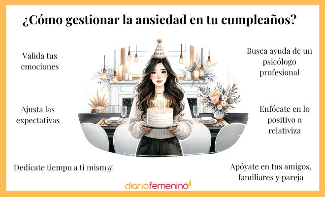 Formas de gestionar la ansiedad y la tristeza en tu cumpleaños