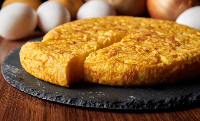 Receta de tortilla de patatas tradicional de España