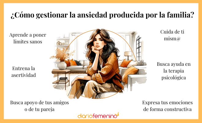 Maneras de gestionar la ansiedad causada por la familia