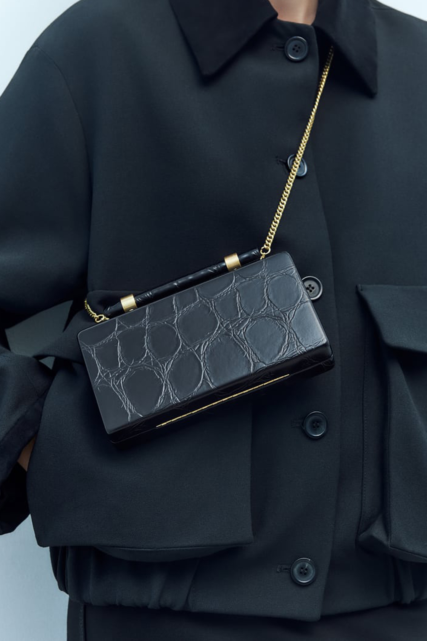 Bolso de animal print de Zara que parece de lujo