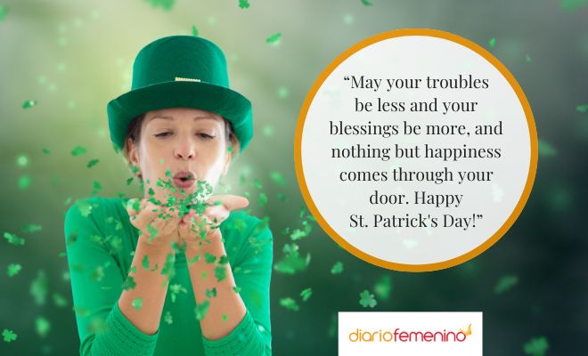 Frases y dedicatorias de San Patricio en inglés