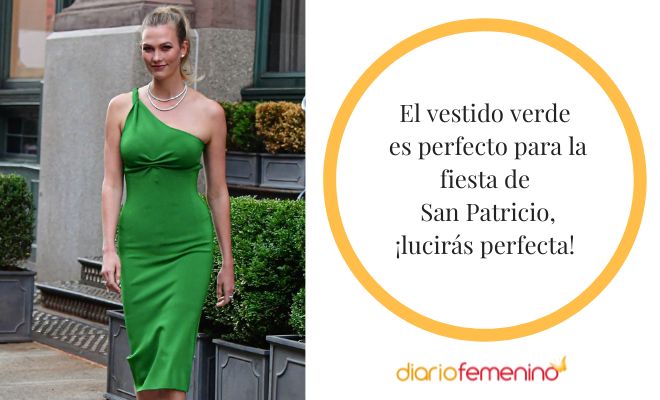 Outfits para San Patricio: vestido verde