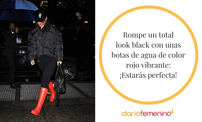 Looks para llevar tus botas rojas preferidas