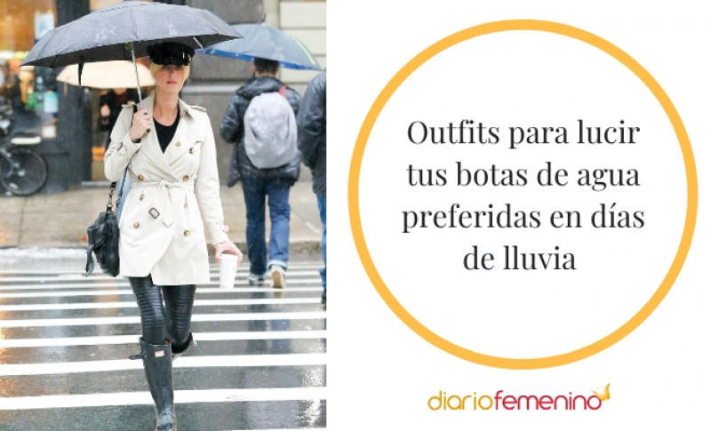 Ideas para combinar unas botas de agua: looks con estilo bajo la lluvia