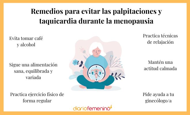 Remedios para prevenir las palpitaciones y taquicardia en la menopausia