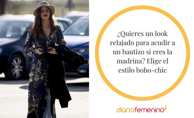 Look boho-chic para un bautizo si eres la madrina