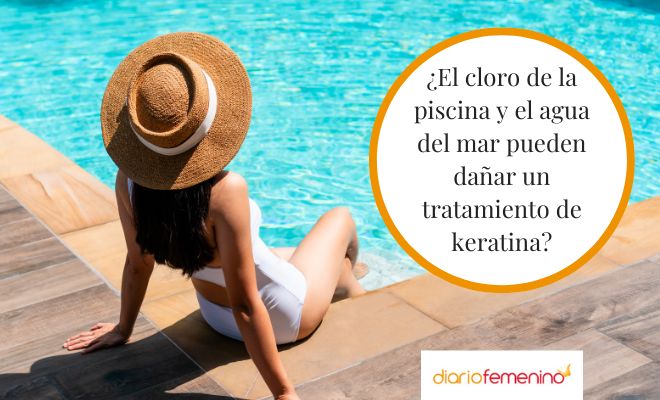 La posibilidad de ir a la playa o a la piscina después de aplicarte keratina en el pelo