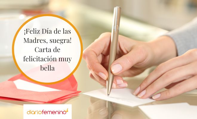 Ejemplo de carta para tu suegra en el Día de la Madre