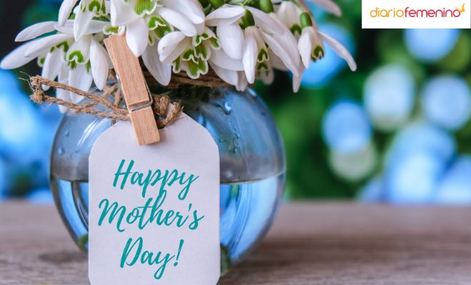 Idea de decoración para el Día de la Madre con flores