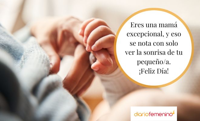 Felicitaciones del Día de la Madre a una mamá primeriza
