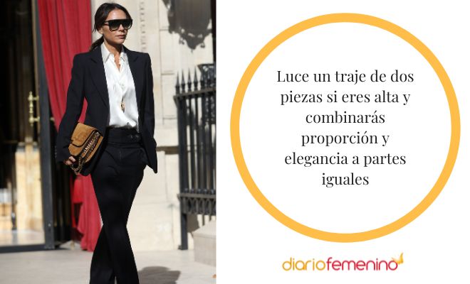 Ideas de looks si eres alta: trajes de chaqueta