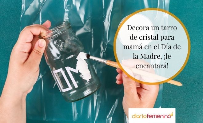 Un tarro de cristal para el Día de la Madre