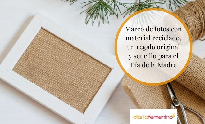 Marco de fotos como manualidad para el Día de la Madre